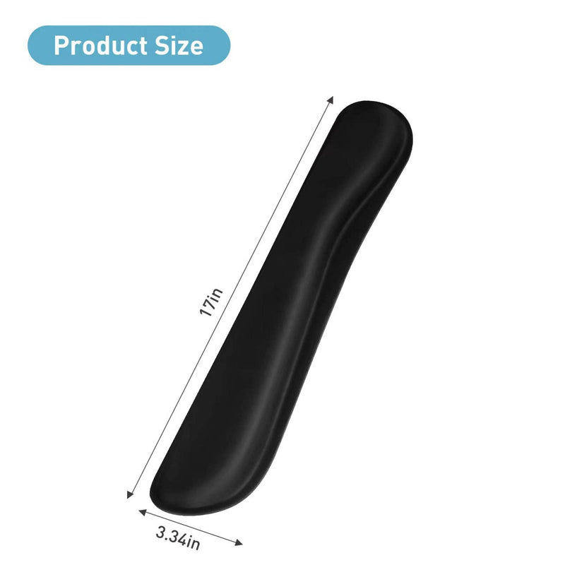 Keyboard Wrist Rest Memory Foam, Easy Typing Pain Relief, Keyboard Mouse Pad Set for Computer, Laptop, Home & Office SKK-333