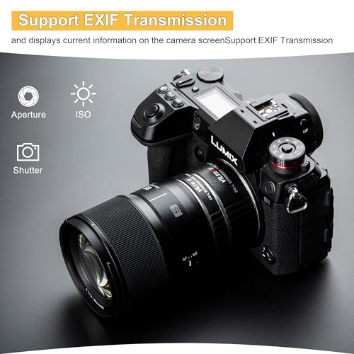 VILTROX DG-L Automatic Macro Extension Tube Set Auto-Focus Extender Tube Adapter Ring 12mm,24mm Support TTL and AE for Leica L