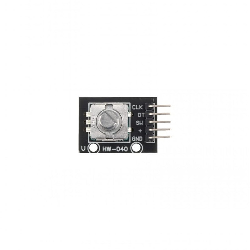 JZK KY-040 Rotary Encoder, 5 Pin 360 Degree Rotary Encoder, Module KY-040 Rotary Encoder, Push Button Switch, Pack of 5