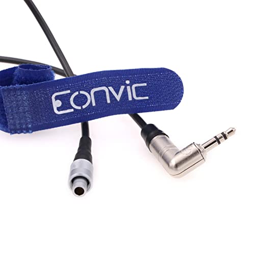 Timecode Cable for Tentacle sync to Wisycom MTP60 Zaxcom ZFR 400 Right Angle 3.5mm TRS to FVB 00 3 Pin Male 50CM