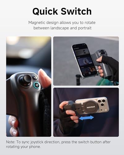 MOVMAX Remote Controller for DJI Osmo Pocket 4/3/2 Accessories For Pocket 4/3/2