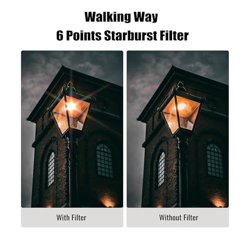 Walking Way 72mm Star Filter Set, 4-6-8 Points