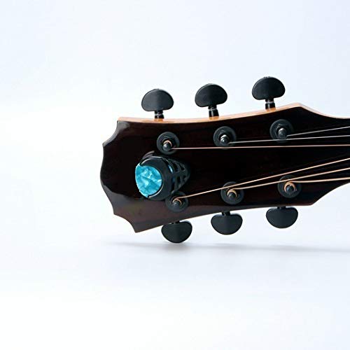 Guitar Picks & Guitar Pick Holder Easy to Paste on the Guitar Suitable for Acoustic Guitar Electric Guitar Bass Ukulele - Stick-on Holder + 10 Guitar Picks(Black Holder)