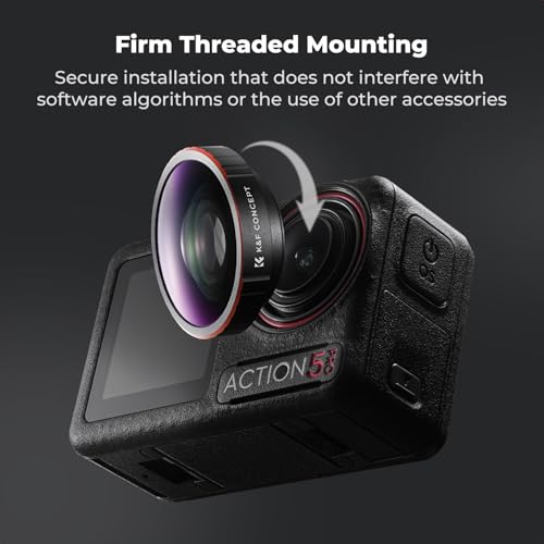 K&F CONCEPT Wide-Angle Lens for DJI Osmo Action 5 Pro