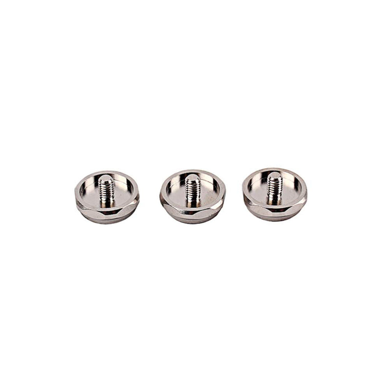 SUPVOX Abalone Button Set for Trumpet - 3Pcs Metal Finger Buttons Replacement - Durable and Craftsmanship for Trumpet Instrument Lovers