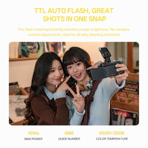 VILTROX Z2 TTL Camera Flash, Foldable Camera Speedlite (for Fujifilm) for Fujifilm