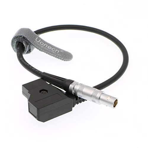 Uonecn Power Cable for Z Cam E2 Blackmagic Pocket Cinema Camera 4 Pin FFA 0S 304 to D Tap