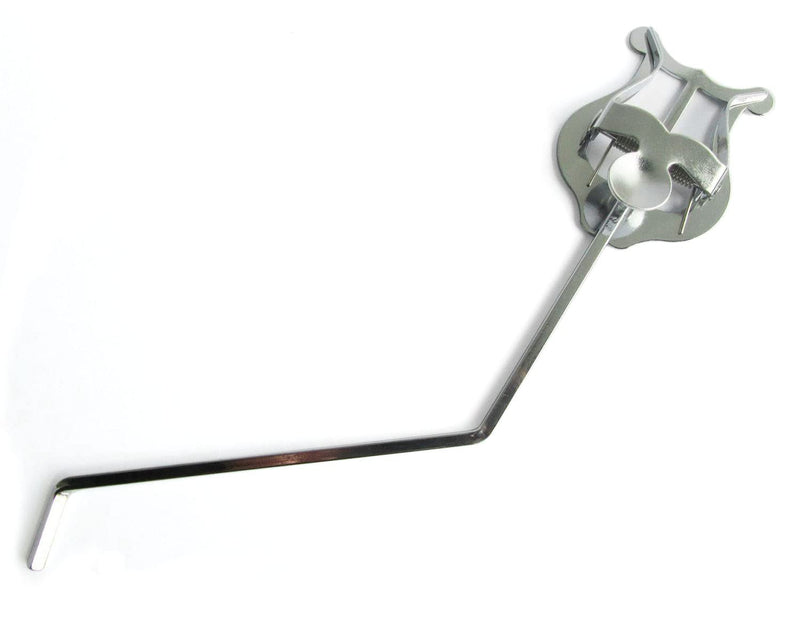 Marching Lyre Flat key Euphonium Lyre Square Socket Music Sheet Clip Holder Nickel-Plated