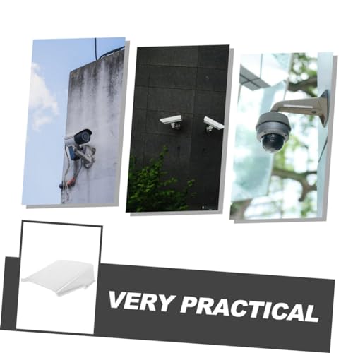 2Sets Outdoor Camera Rain Cover Rainproof Security Camera Cover for Garden Easy to Install Protects Against Sunlight and Rain Extends Lifespan