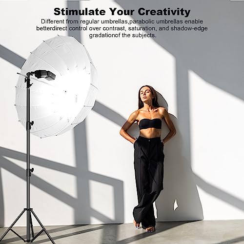 Godox UB-105D 41.3" 105cm Parabolic Deep White Studio Soft Light Umbrella 41.3" 1pack Translucent White