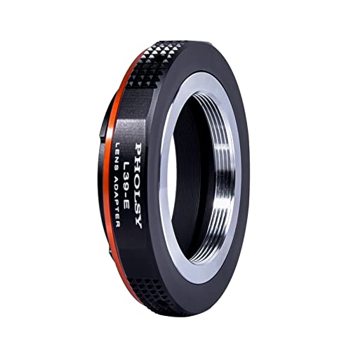 PHOLSY Lens Adapter Compatible with LTM M39 Lens and Sony E Camera Leica 39mm to Sony E