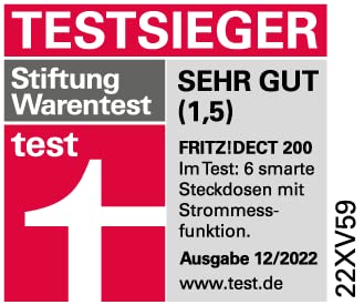 AVM FRITZ! DECT 200 - Intelligent socket for the home network, German-language version Single