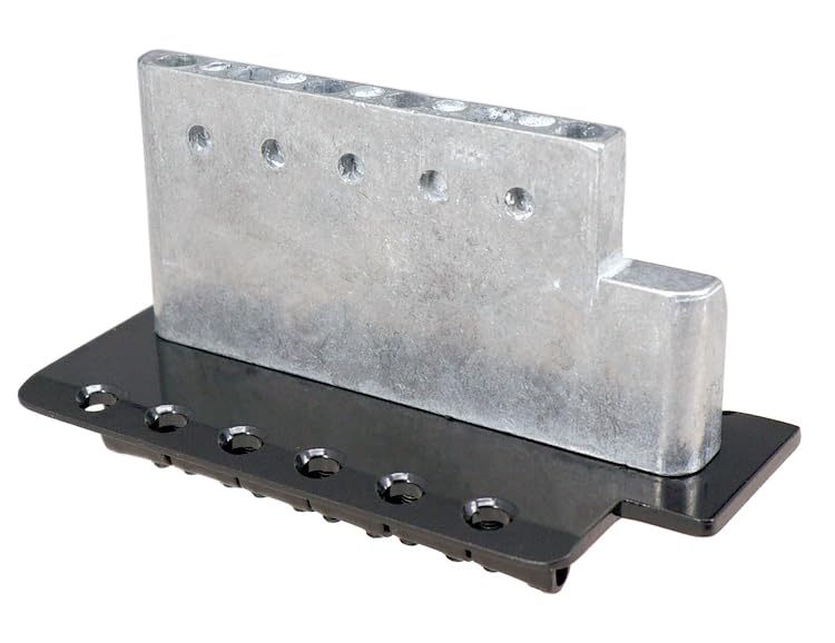 Guitar Tremolo Bridge Set - Strat Tremolo System for Fender Stratocaster/Squier Electric Guitar, American Standard Replacement (Black) Black