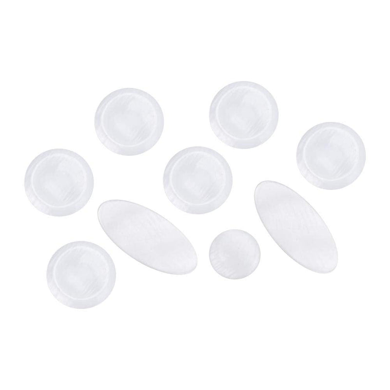 [AUSTRALIA] - 9Pcs/set Saxophone Key Buttons, Inlays White Abalone Shell Finger Button for Alto Tenor Soprano Sax Replacement tenor saxophone key pearls 