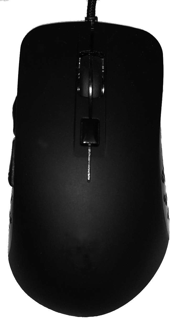 ValueRays Heated Mouse Quiet Click Heated Buttons Universal Size (Solid Black)