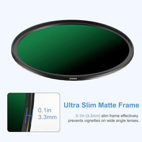 72mm ND 1000 Filter, 10 Stop Fixed Neutral Density Filter for Camera Lenses 72mm