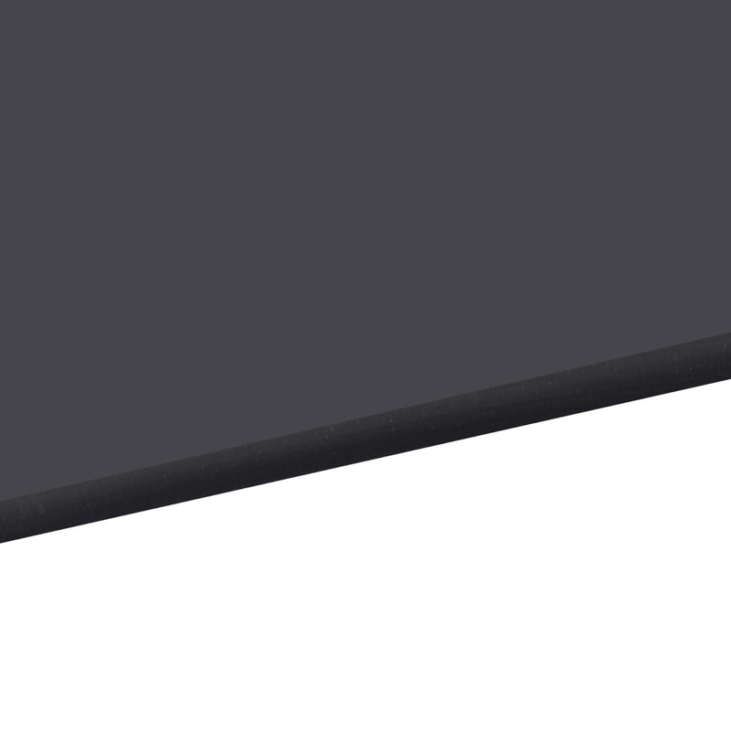 Banworks 17.13x11.42 Inch 1 Ply Blank Guitar Pickguard Bass Scratch Plate DIY Guitar Pickguard Backplate Blank Pickguard Material Sheet for Electric/Acoustic Guitar Bass JT/HBMP-01 Matt Black