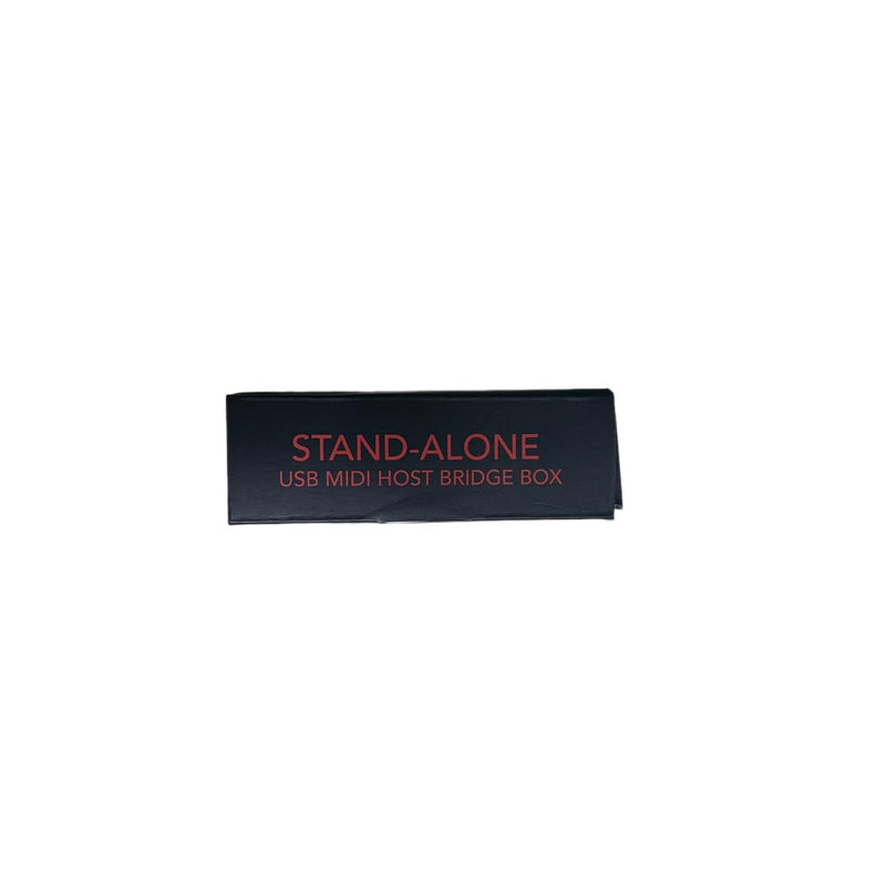 DigitalLife Stand-Alone USB MIDI Host Bridge Box - 1-In/1-Out 5-PIN DIN MIDI Interfaces, LED Indicator, Metal, Red (No computer needed) MIDI-Host (Red)