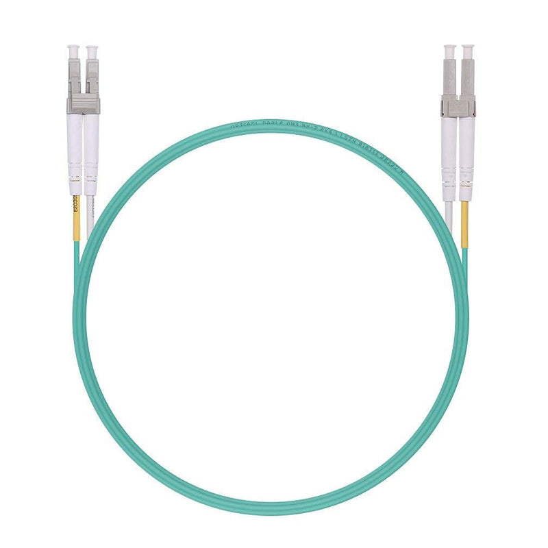 2 Pack of SFP Transceiver Multimode Gigabit Mini-GBIC Module Bundle with 1meter OM3 LC to LC Fiber Patch Cable, 1000Base-SX Compatible for HPE ProCurve J4858C