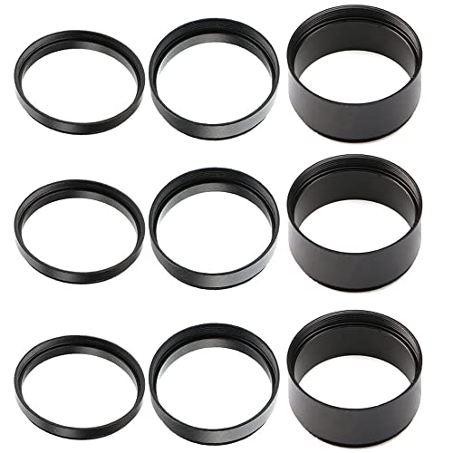 T2 Extension Tube Set, M42x0.75 Thread 5/7/15mm for Telescope Extension Tube Set – 1.25" / 9-Piece
