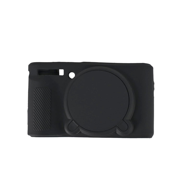SX740 Silicone Camera Case Rubber Cover for Canon PowerShot SX740 SX730 HS Cameras Accessories Body Skin with Hand Neck Strap Lanyard Black