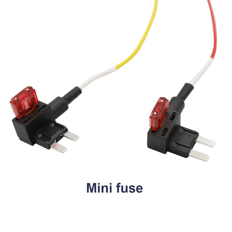 FITCAMX Fuse Box Cable Hardwire Kit, 4 in 1 ATO (Regular), Mini, Micro, Low-Profile Mini, 2Pcs Each