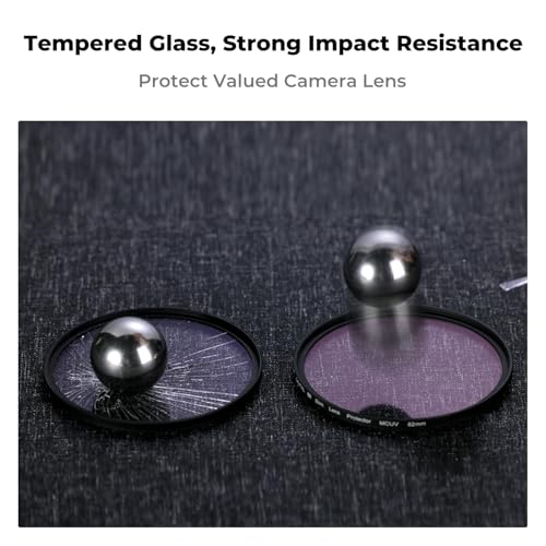 K&F CONCEPT 77mm MC UV Protection Filter Shockproof Tempered Optical Glass