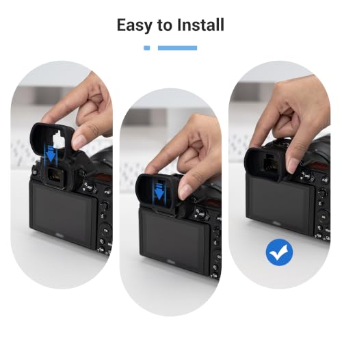 Kiwifotos DK-29 Viewfinder Eyecup Eyepiece for Nikon Z6 III II Z7II Z7 Z5II Nikon DK-29 Replacement - Square