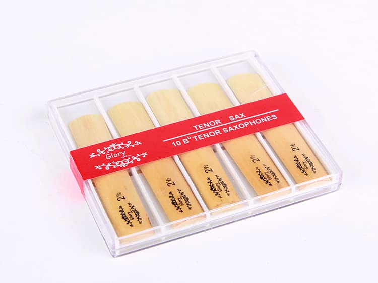 [AUSTRALIA] - Glory Tenor Saxophone Sax Reeds Size 2.5, Strength 2 1/2, Box of 10 
