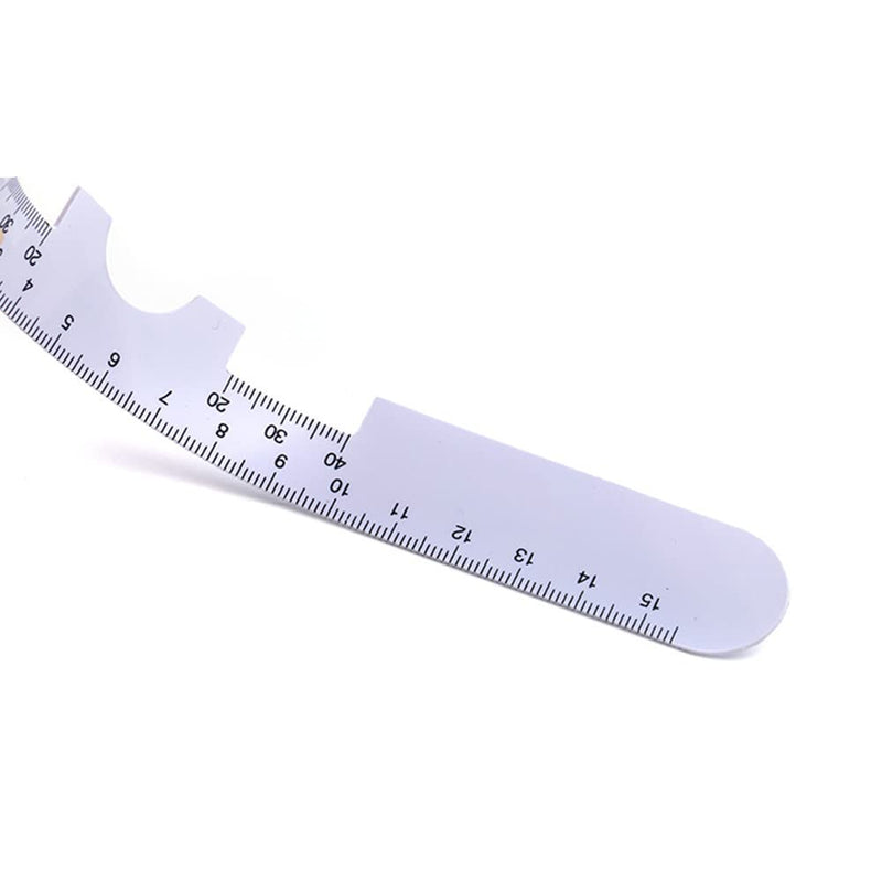 SagaSave 10pcs Optical PD Ruler Plastic Pupil Distance Meter Eye Eye Test Tool