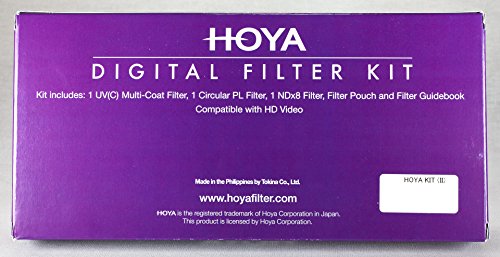 Hoya 52mm Digital Slim Filter Set II - UV, Circular Polarizer & ND12