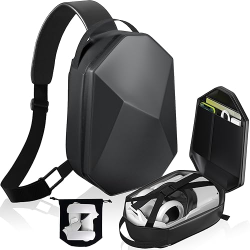 annapro Shoulder Backpack and Carrying Case for Meta Quest 3, Grey