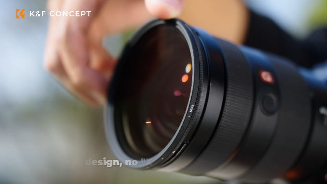 K&F CONCEPT 82mm Black Diffusion Mist 1/4 & Variable ND2-32 in-1 Filter