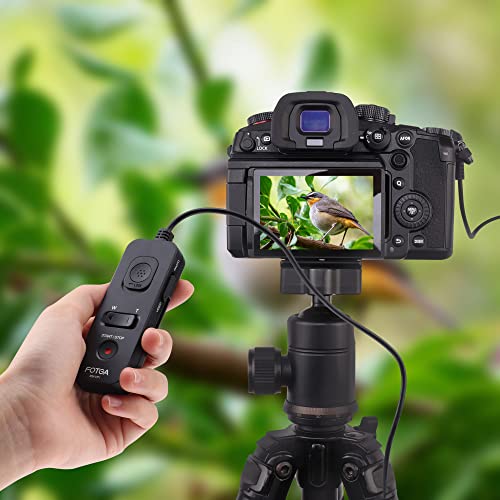 Fotga 59" Remote Control Shutter Release Cords Cable for Panasonic GH2 GH3 GH4 GH5 GH5s GH6 GH7 G97 S1 S5 S5II S5M2X S5IIX S5K S5C RM-VP1 RM-VP1 Focus Zoom REC Start/Stop
