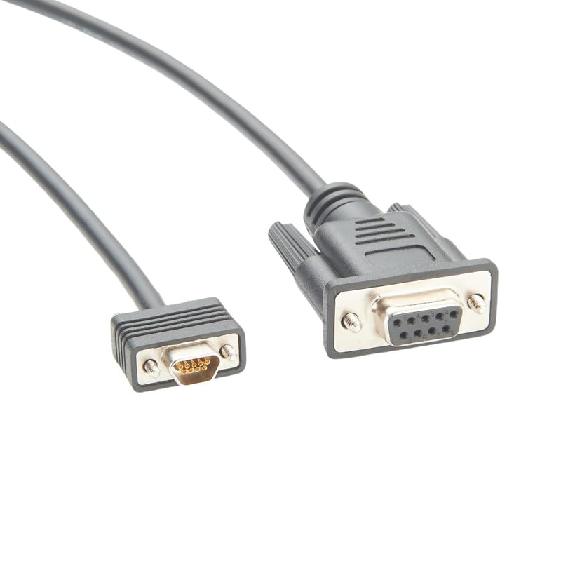 Micro DB9 to DB9 Female RS232 Serial Cable Micro D 9 Pin Null Modem Cable Compatible with 038-003-084, 834219041 (1.5M/5FT)