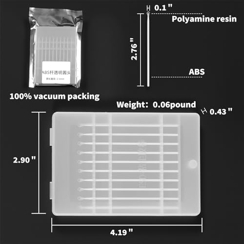 2.5mm ESD Gel Swab Plastic Handle No-Residue for PCB, Lens & Sensors 2.5Mm-High Viscosity-10PCS