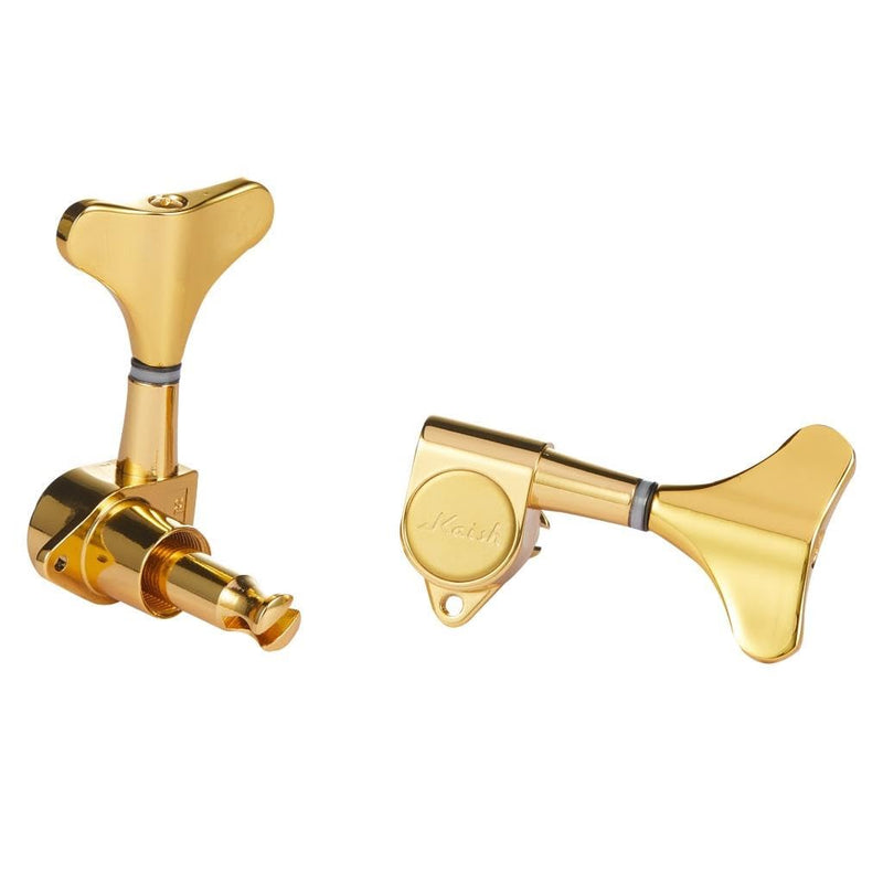 5 String 18:1 Sealed Bass Tuners Bass Guitar Tuning Keys Pegs Bass Tuning Machines Compatible with Ibanez/Yamaha Style Acoustic/Electric Bass Gold 3R/2L 5 String 3R/2L