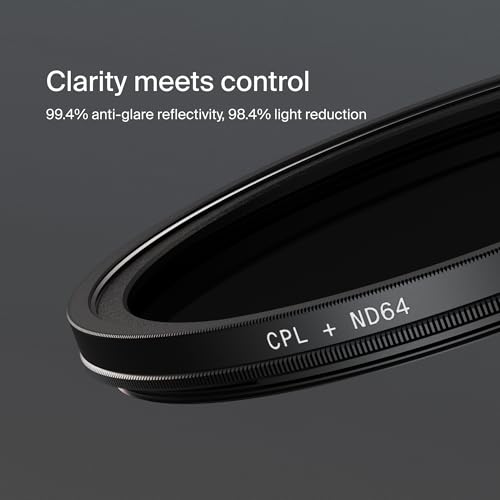 Urth 46mm CPL + ND64 Lens Filter (Plus)