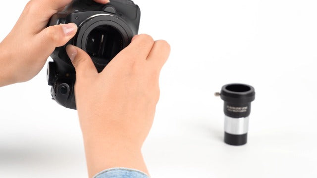 SVBONY T2 T Ring Adapter and T Adapter, Compatible for Canon EOS Standard EF Lenses Bundle with 2X Barlow Lens 1.25 inch with M42 Thread and Universal Telescope Phone Mount