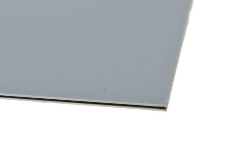 KAISH Blank Guitar Bass Pickguard Material Scratch Plate Material Sheet 290x431mm White 3 Ply (WBW)