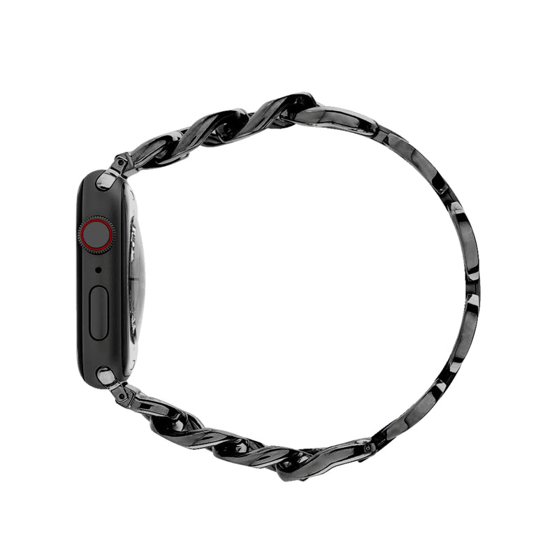 CASETiFY Chain Bracelet Watch Band [Premium Stainless Steel] Compatible with Apple Watch Series 8-1, SE, Ultra - 38mm/40mm/41mm/42mm/44mm/45mm/49mm - Black/Silver/Gold/Rose Gold