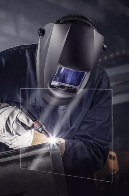 [AUSTRALIA] - 20 universal welding helmet covers with replacement clear lens caps, 4.5 x 5.25 inches (114 x 133 mm) for solar auto-dimming welding caps 4.5 X 5.25in 