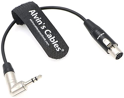 Alvin's Cables Ta5f to 3.5mm Jack TRS Audio-Cable for Lectrosonics-DCHR-Receiver to Camera 20cm|8inches
