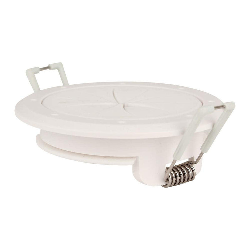 Speedy’Z Spring-Lock 2” Cable Pass Through Port (White | Each)