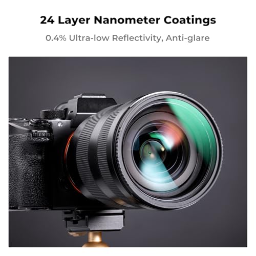 K&F CONCEPT 58mm MC UV Protection Lens Filter with 24-Layer Multi-Coated