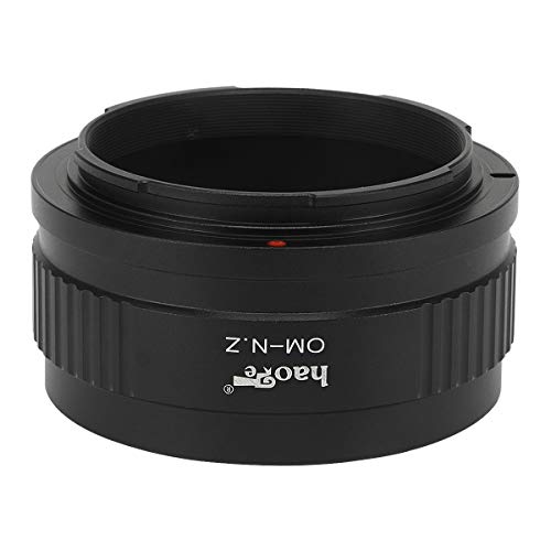 Haoge Manual Lens Mount Adapter for Olympus OM Lens to Nikon Z Mount Camera Such as Z7II Z6II Z6 Z7