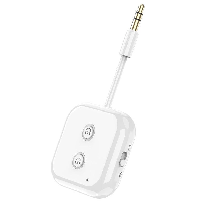 [AUSTRALIA] - Bluetooth Transmitter, Bluetooth 5.3 Adapter Audio Transmitter Adapter Dual Link AptX Adaptive/Low Latency, Works with 3.5mm Aux Jacks on Airplanes, Gym Equipment, TVs, Tablets 