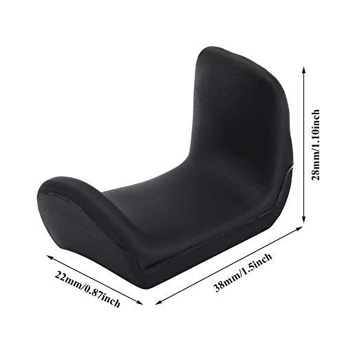 Rubber Clarinet Thumb Rest Cushion Protector 2pcs Comfortable Oboe Thumb Cushion 1.45-1.75cm Rubber Thumb Finger Rest Cushion for Oboe Clarinet Instruments(1.5mm+3.5mm)