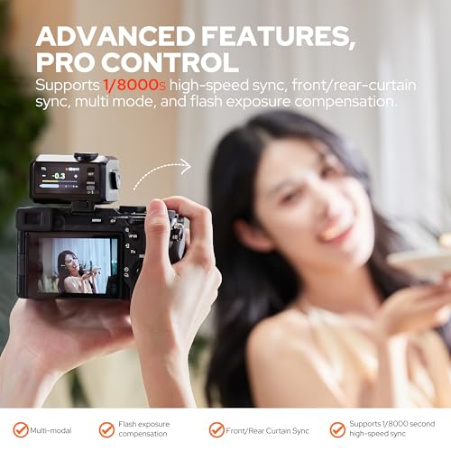 GODOX iT30 Pro N TTL mini TTL Wireless Camera Flash Compatible for Nikon Cameras,2.4G Wireless Touchscreen Flash,Built-in Lithium Battery (IT30 PRO N (Silver)) IT30 PRO N (Silver)