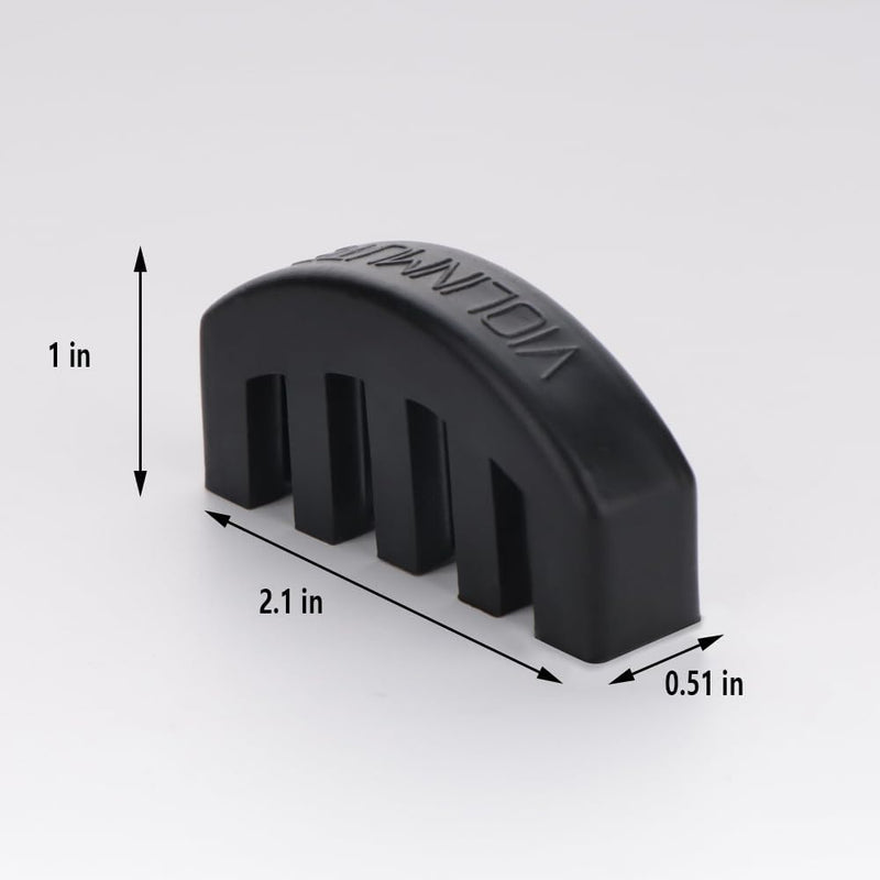[AUSTRALIA] - 3PCS Violin Practice Mute, Rubber Practice Violin Silencer for 4/4 Violin Volume Control, Black, Green, Yellow 